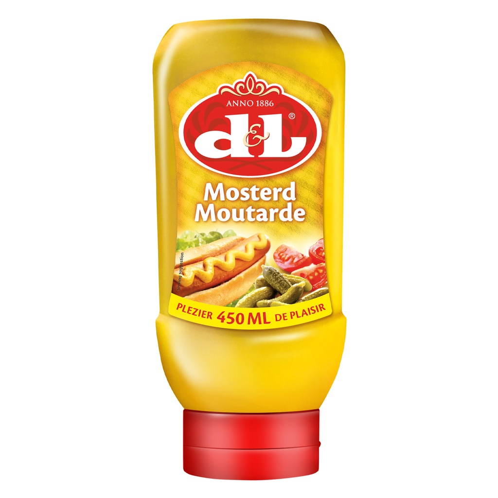 Mosterd Squeeze Devos Lemmens Tube 450 ml