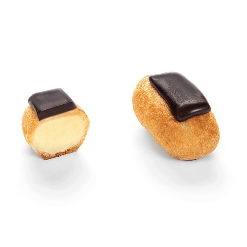 0110 Mini Eclair Vanilla Chocolate La Lorraine 14 x 12 x 18 gr