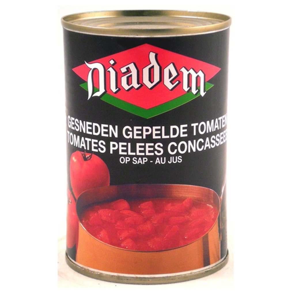 Tomaten Blokjes Diadem Blik 400 gr