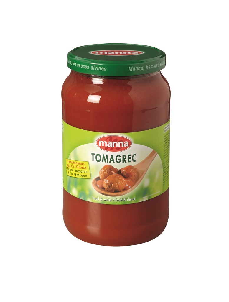 Tomagrec Sauce Manna Glass 1,9 kg
