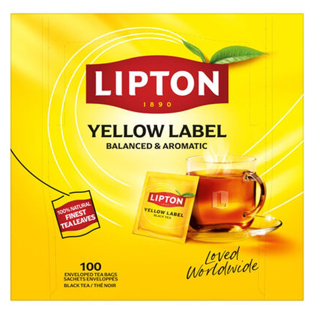 Lipton Thee Yellow Label Feel Good Selection 100 st