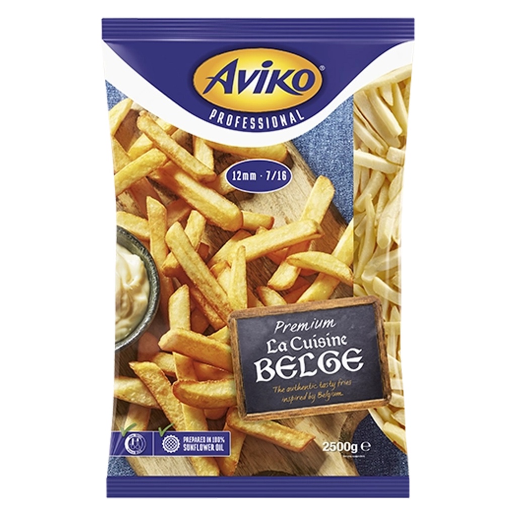 Frites 11 mm - Congelé Artisanale  La Cuisine Belge 2,5 kg