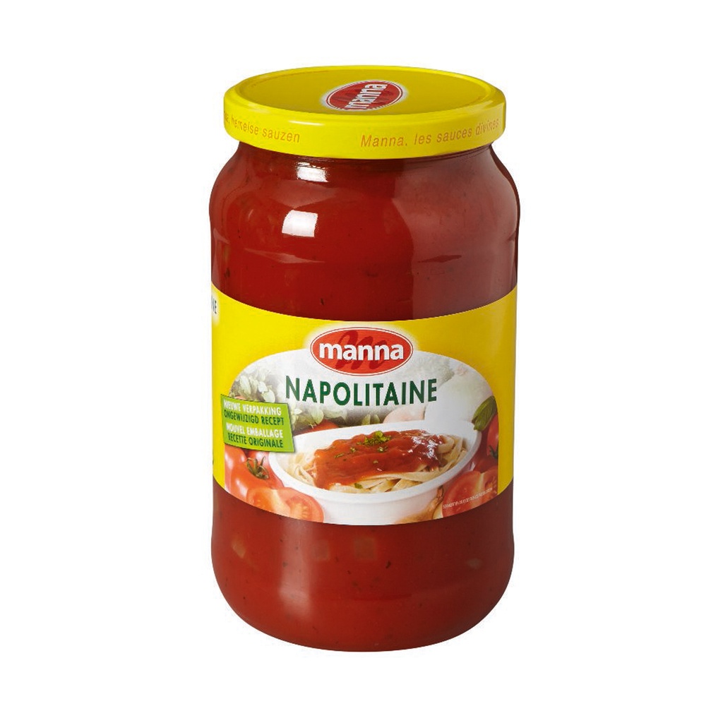 Napolitaanse Saus Manna Glas 2 L