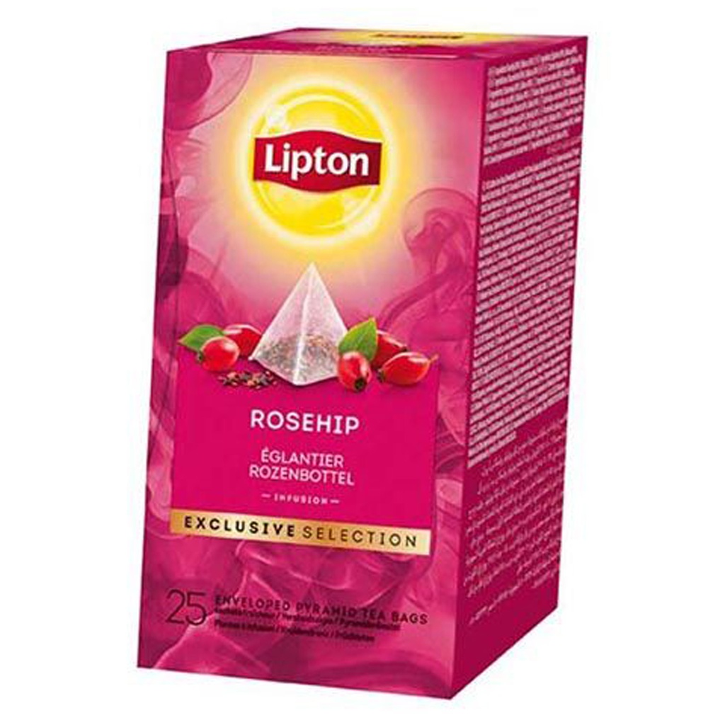 Lipton Thee Rozenbottel Ecl. Sel. Pyramide (25 st)