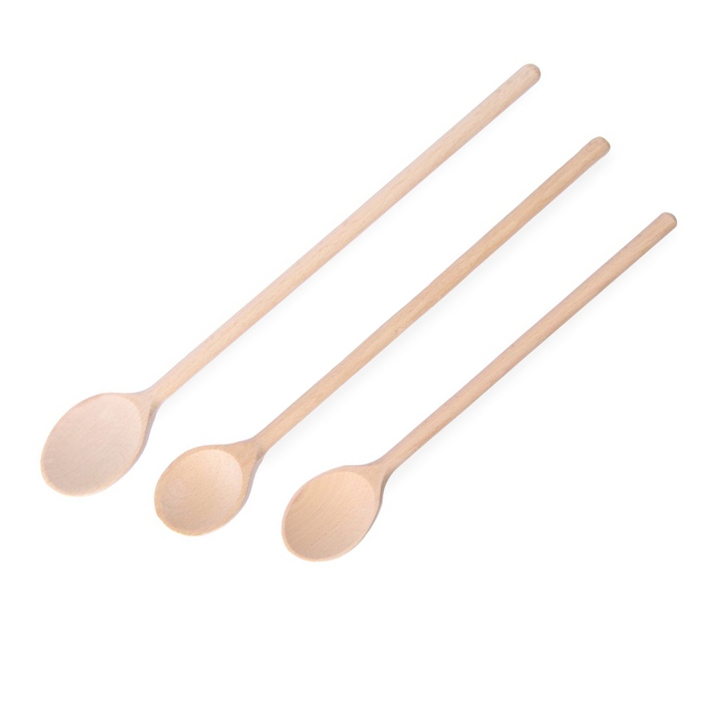 Spatule Bois - 3 pcs - Hendi