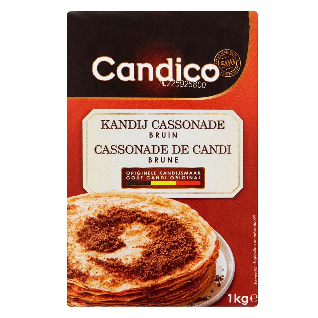 Kandij Suiker  Donker Candico Pak 1 kg