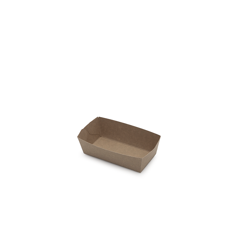 Karton Frietbak 90 Bruin Eco Is It 70x137x45 250st