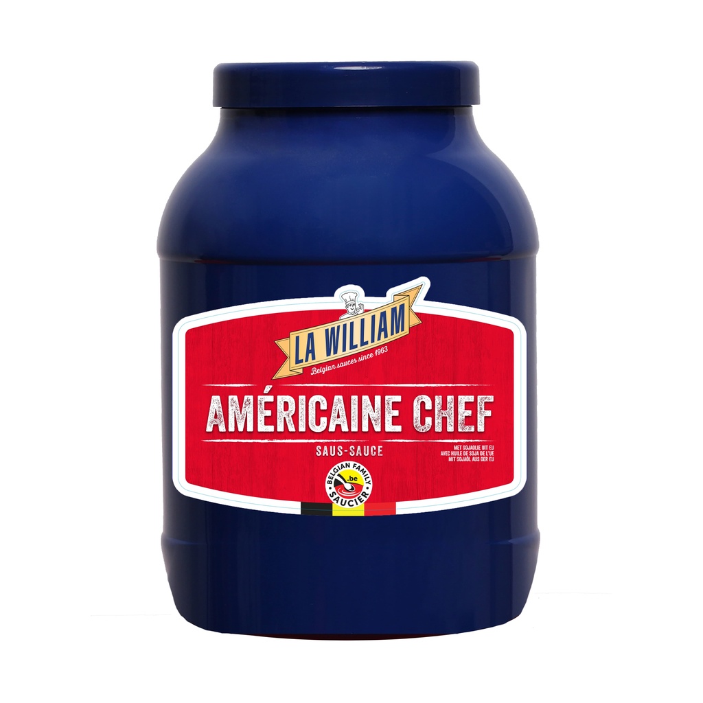 Americain Saus Chef La William Pet 3 L
