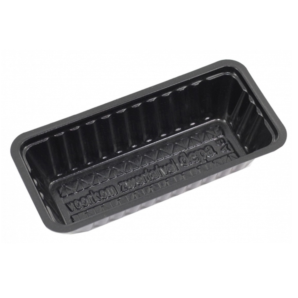 Plastiek Bak  A 5 DW Zwart (143x68x33mm) 1000 st