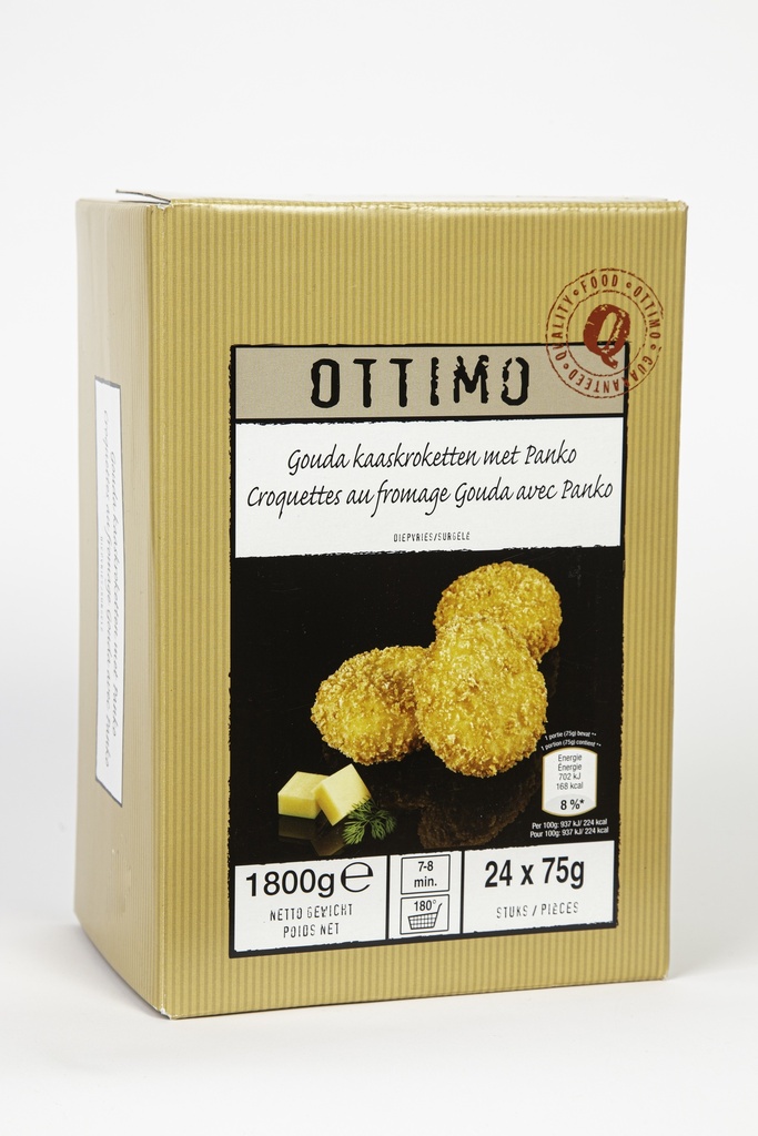 PANKO CROQUETTE FROMAGE GOUDA 24X75GR OTTIMO
