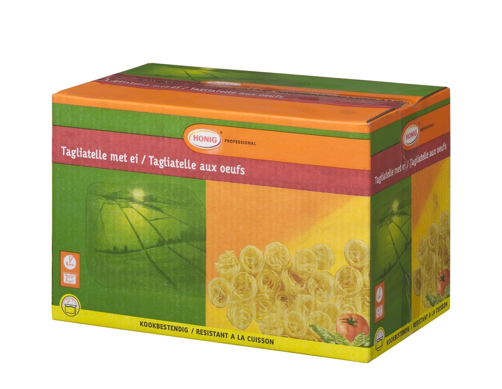 Tagliatelli Nidi Natuur Honig Doos 3 kg