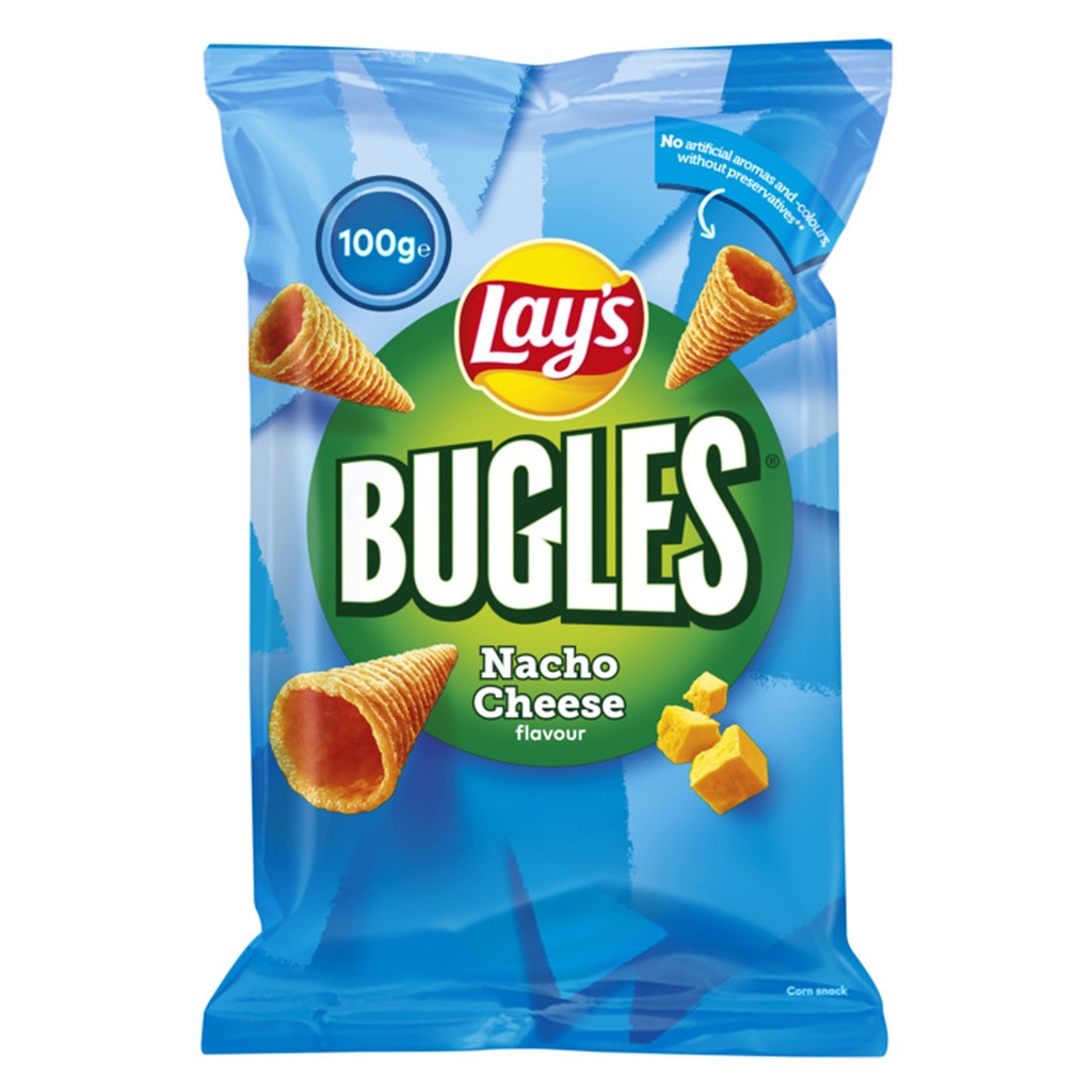 Chips Bugles Nacho Cheese 100 gr
