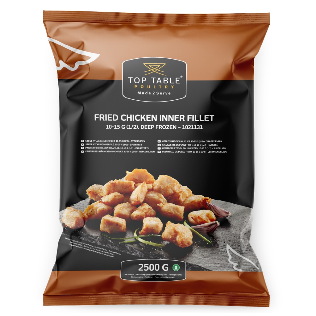 1021131 Kiphaasje Gefrituurd 10-15 gr Top Table 2,5 kg