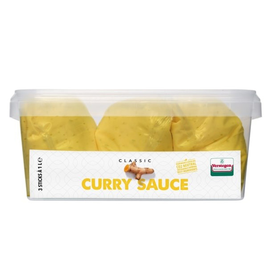 VERSTEGEN SAUCE CURRY WARM UP 3 X 1 LT
