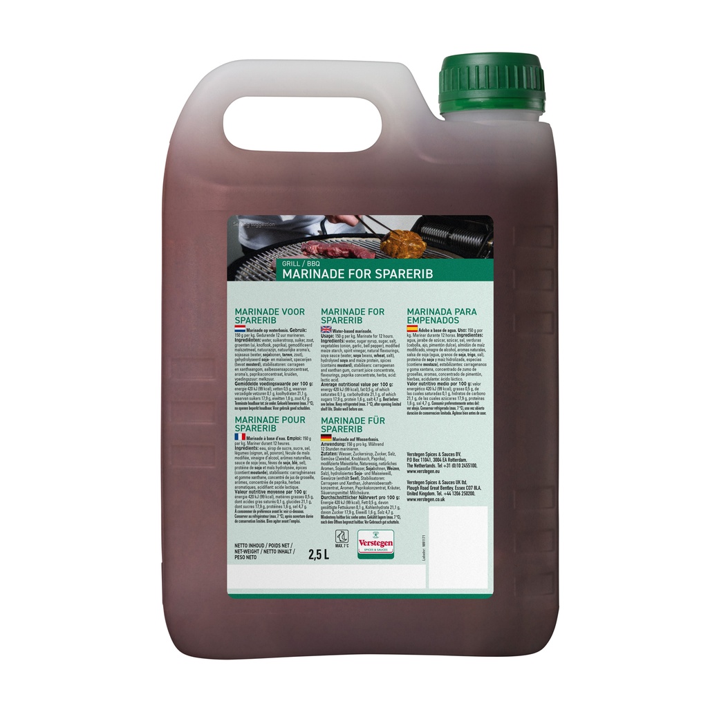 Marinade Sparerib Verstegen 2,5 L