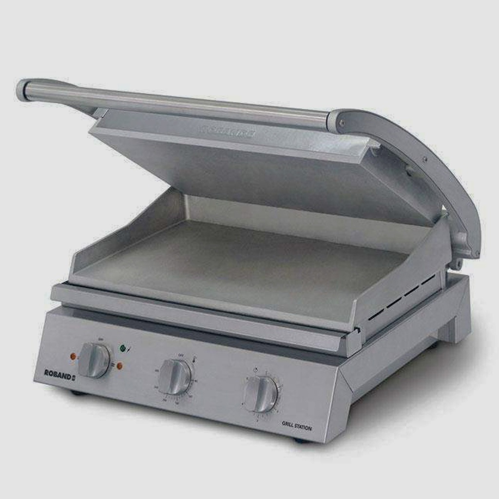GRILLSTATION POUR 8 SANDWICHES PLAQUE LISSE ROBAND