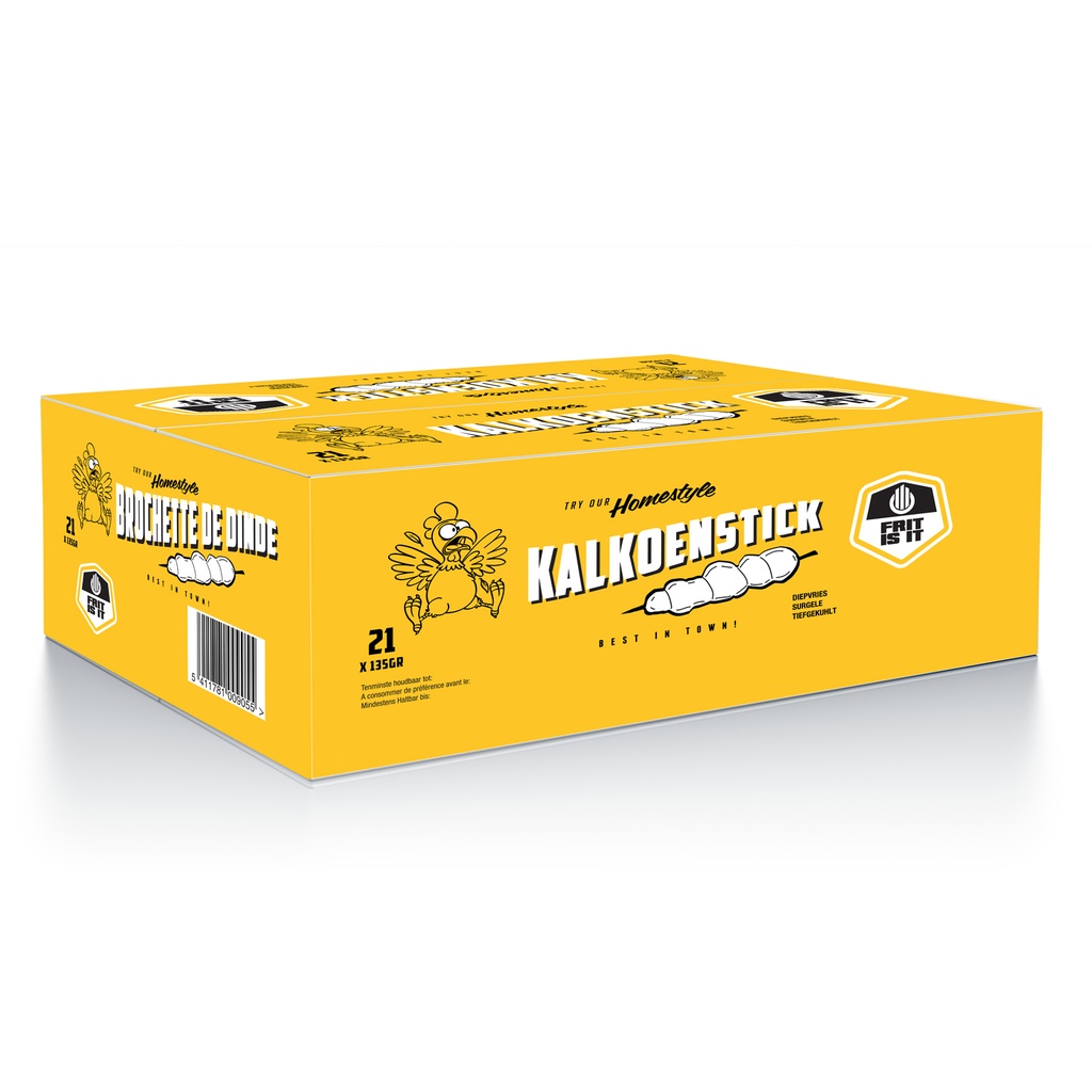 Kalkoenstick Frit is it 21 x 135 gr