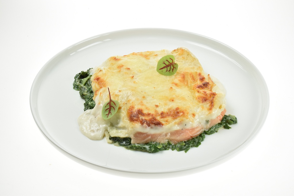 Lasagna met Zalm en Spinazie Deli Meal 500 gr