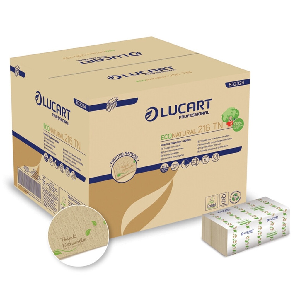 Servetten Interfold Lucart (832.293) 6000 st