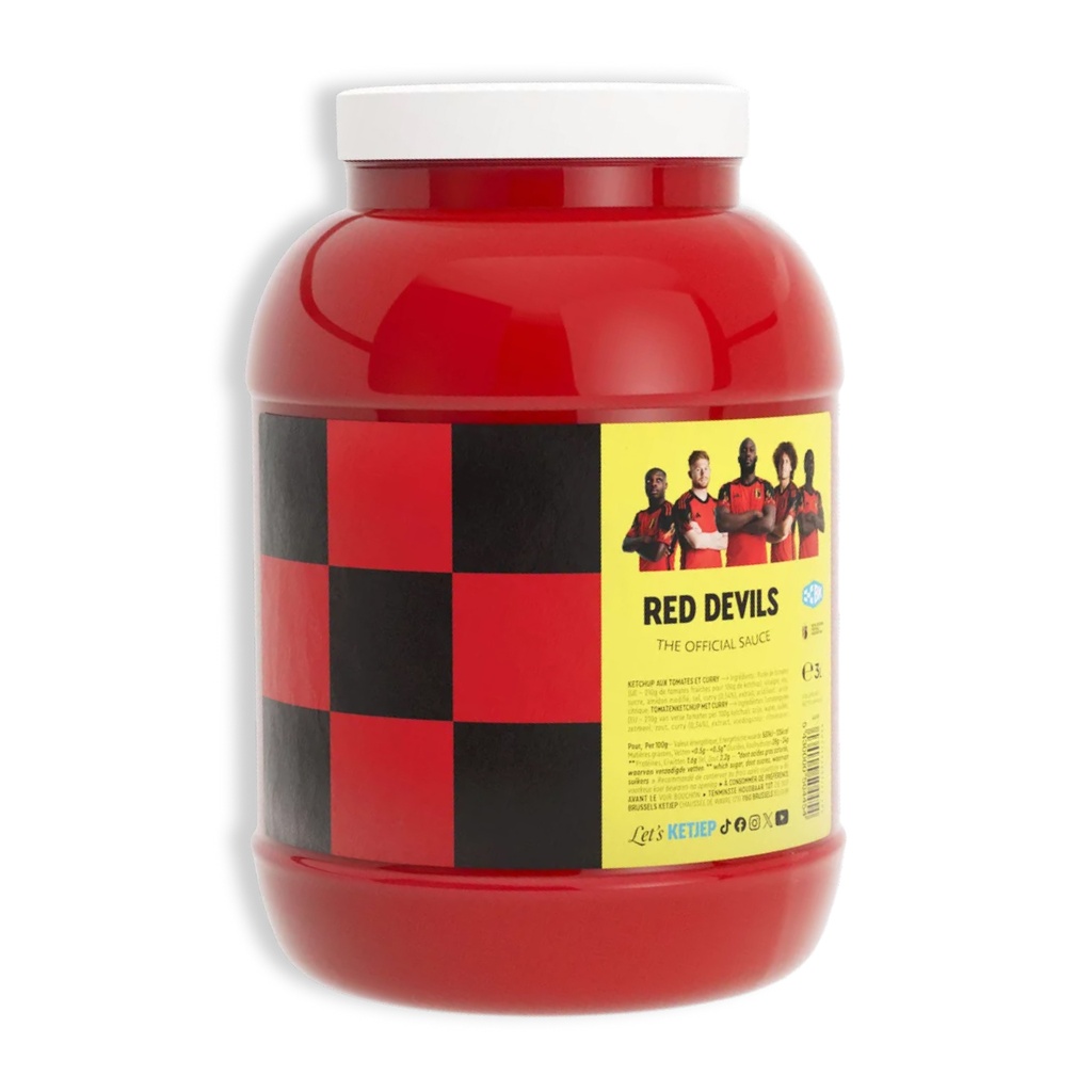 Red Devils Saus Brussels Ketjep Pet 3 L