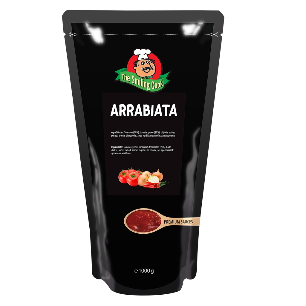 Arrabiata Saus Smiling Cook 1 kg