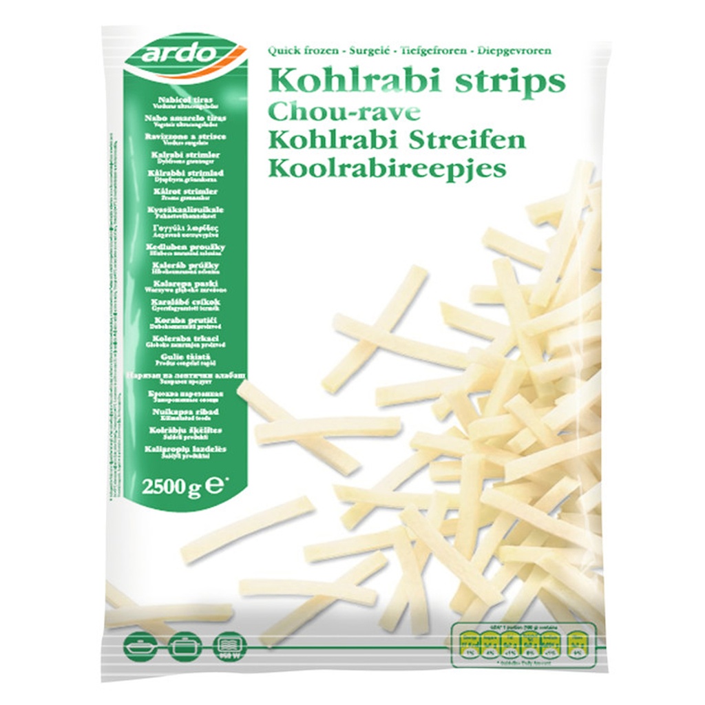 Koolrabi Reepjes Ardo 2,5 kg