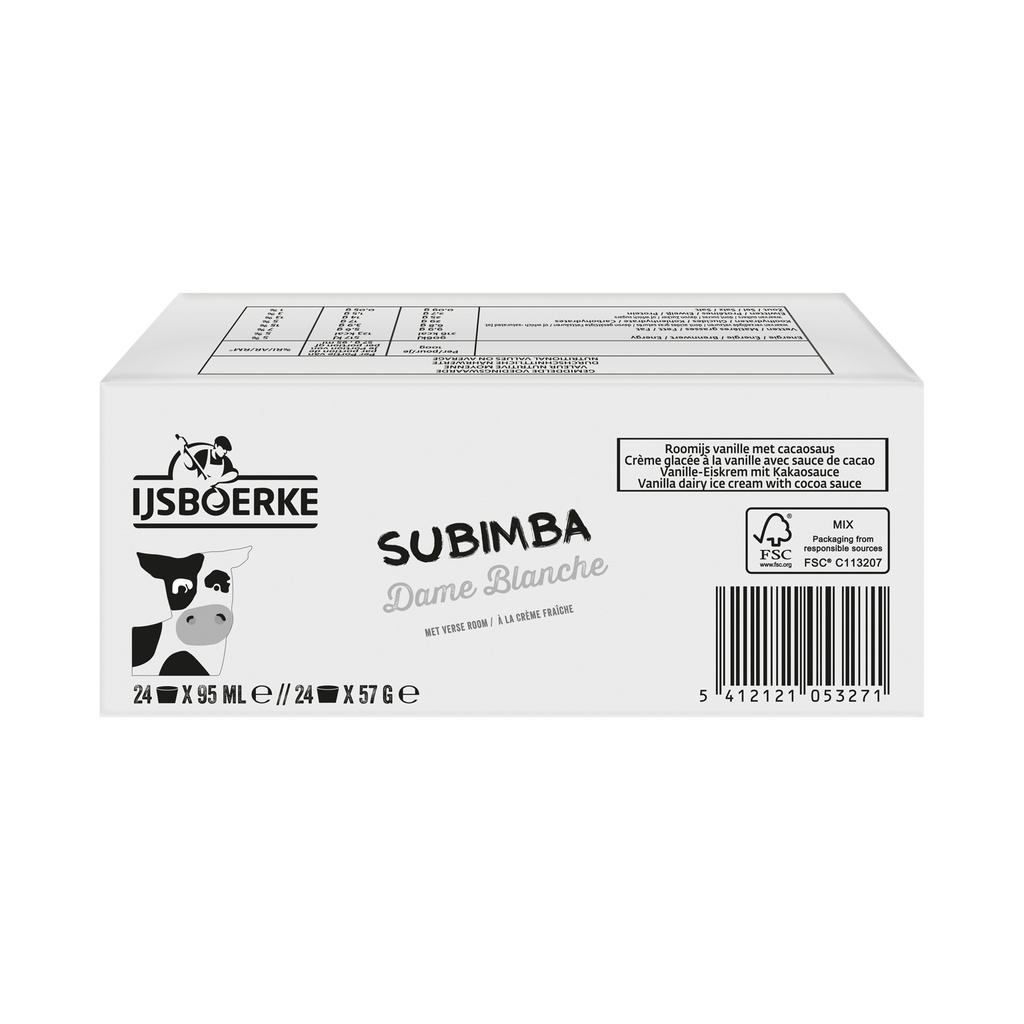 Subimba Dame Blanche 24 x 95ml