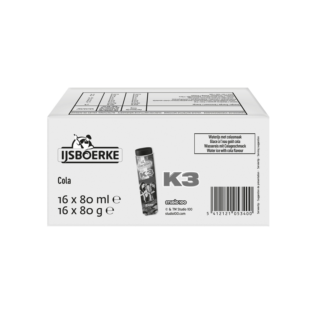 K3 Squeeze Cola 16 x 80 ml