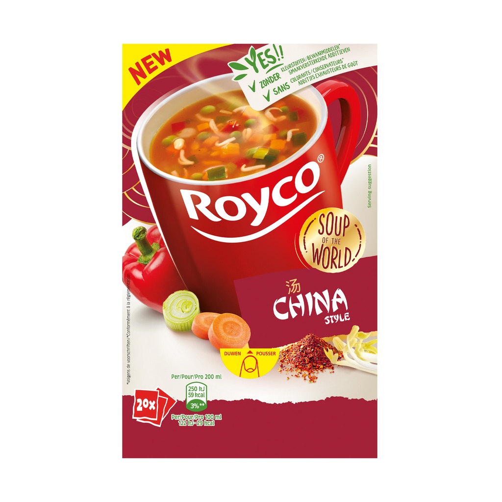 Royco Minute Soup World Chinese style 20 st
