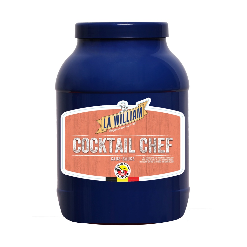 Cocktail Sauce Chef La William Pet 3 L