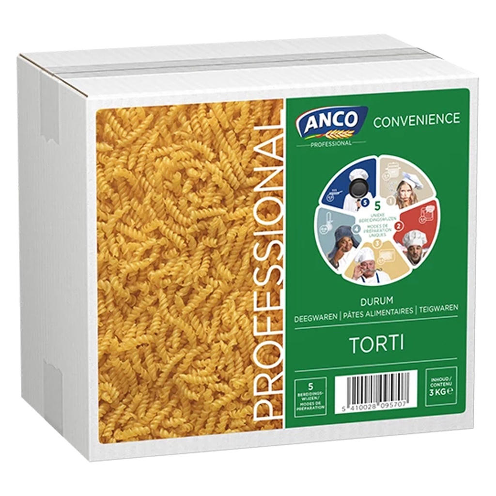 Torti Spiraaltjes Anco Convenience 3 kg