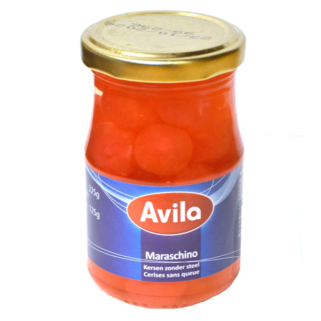 Maraschino Kersen Zonder Steel Avila 225 gr