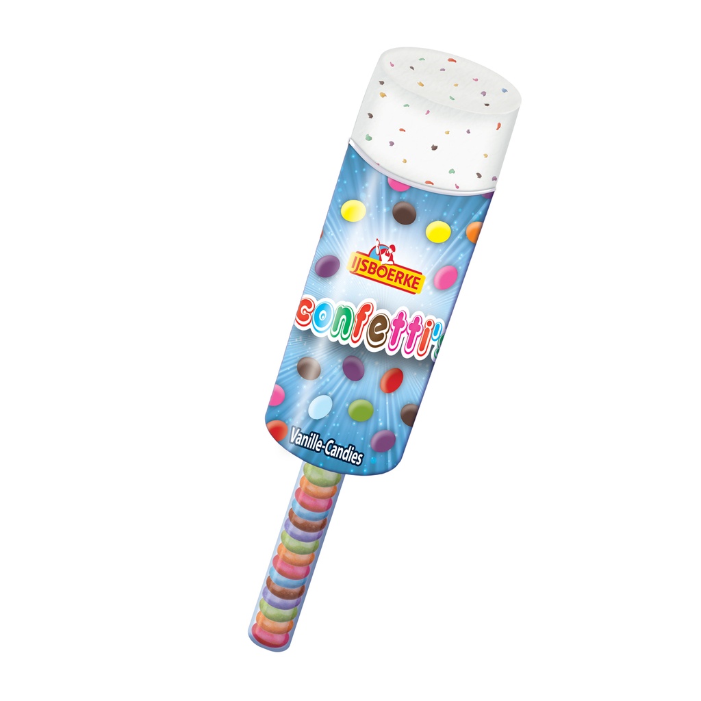 Push Up Confetti Ijsboerke 24 x 80 ml