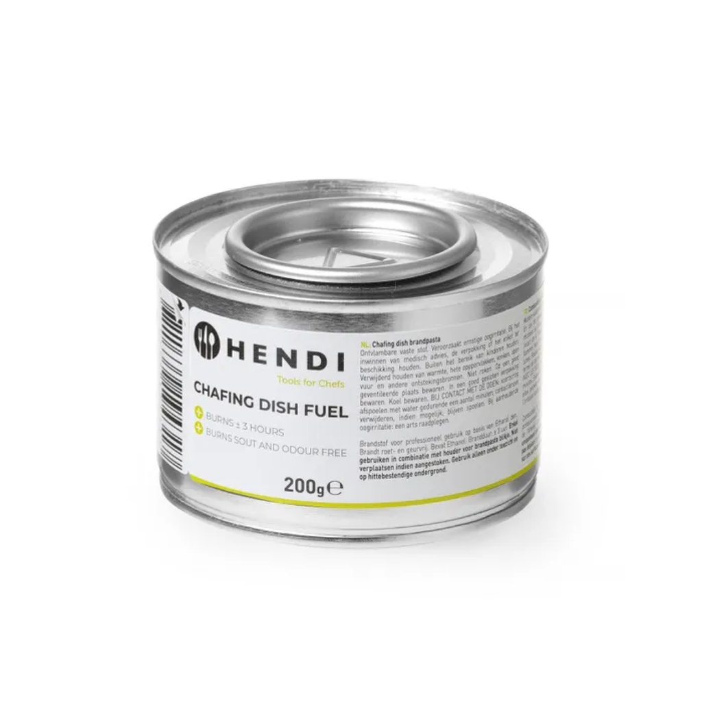 Pâte combustible ethanol Hendi 200 gr