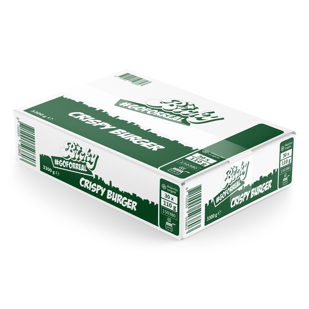 Bicky Crispy Burger 30 x 110 gr