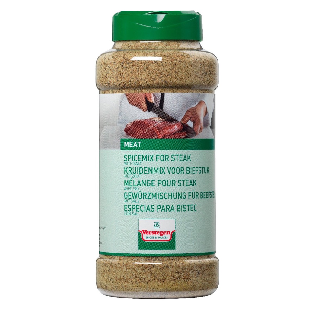 Steak Seasoning with Salt - Verstegen Jar 480 gr