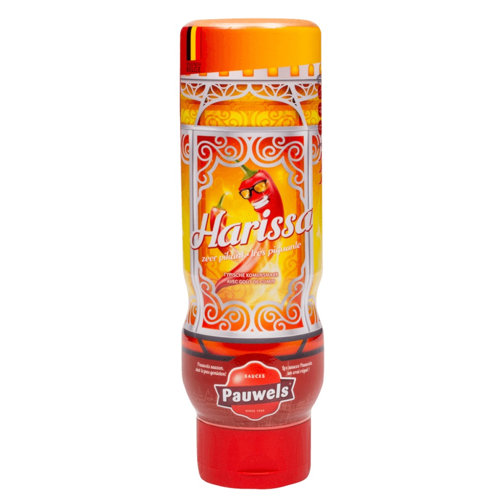 Harissa Sauce Pauwels Tube 520 gr