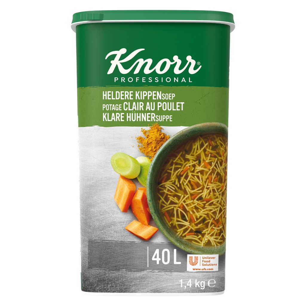 Soep Kip Helder Prof Knorr 1,40 kg