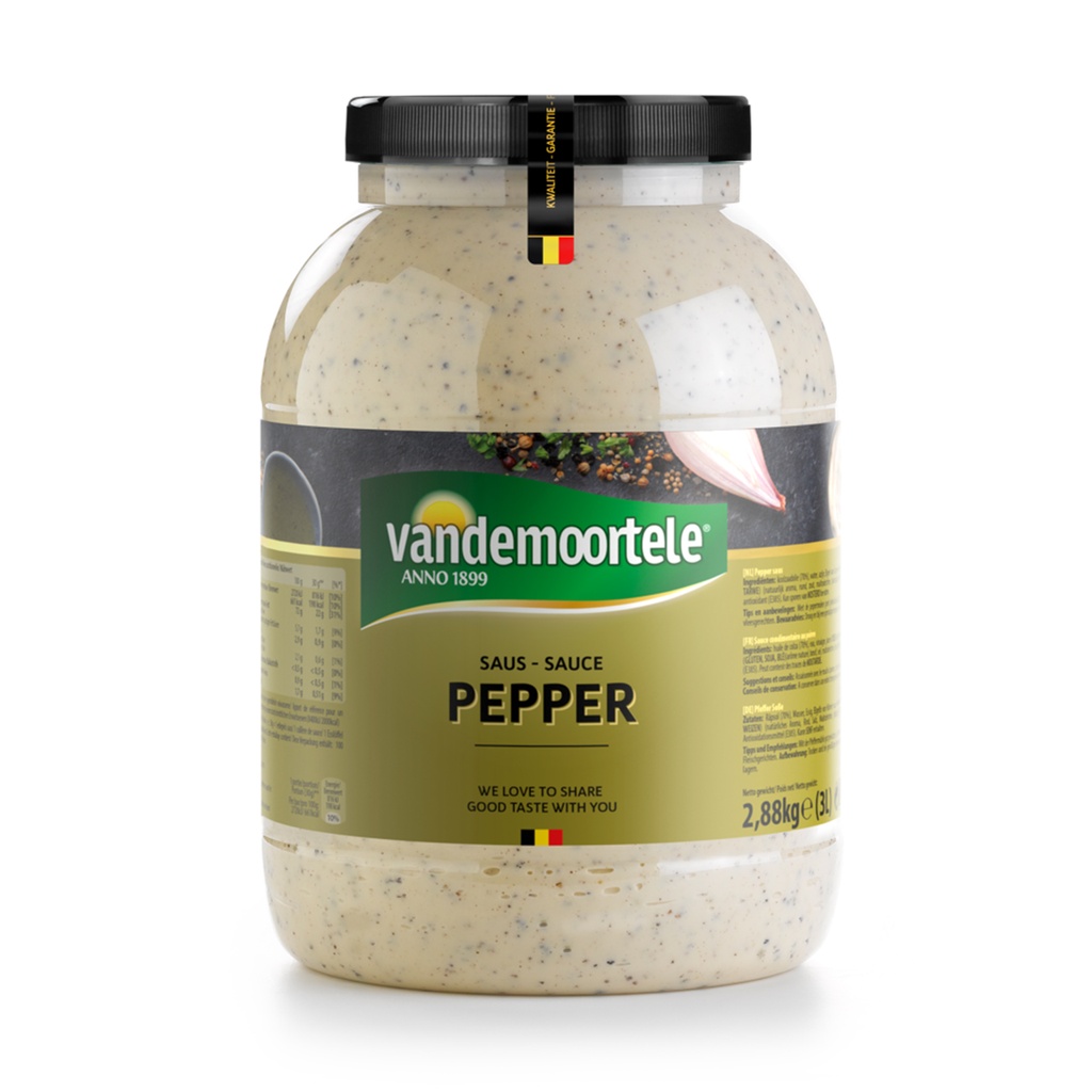 Sauce Poivre PET Vandemoortele 3 L