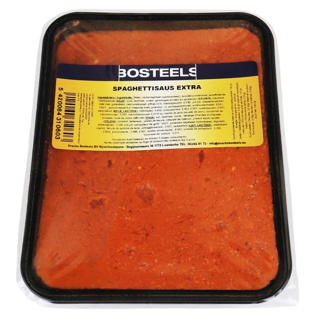 Spaghetti Saus Vers Extra Bosteels 1 L 