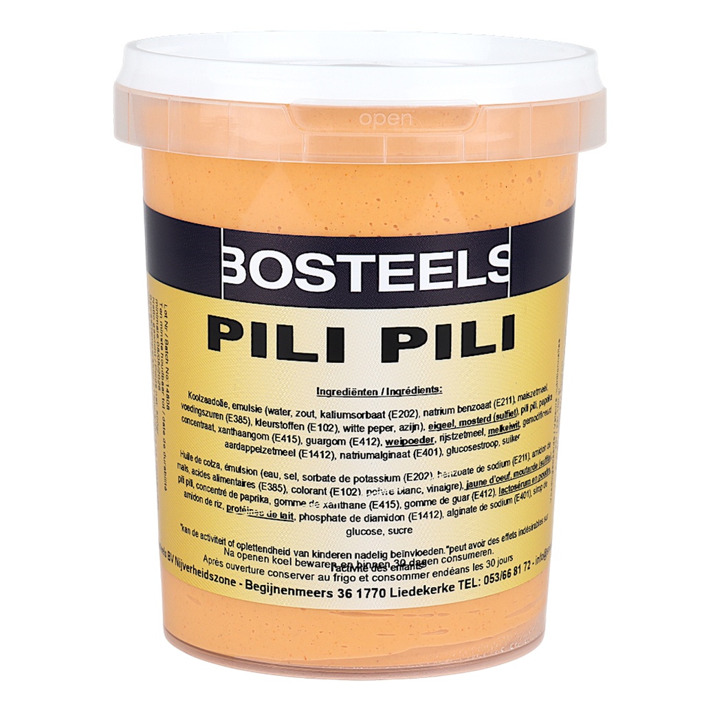Pili-Pili Saus Bosteels Pot 500 ml 