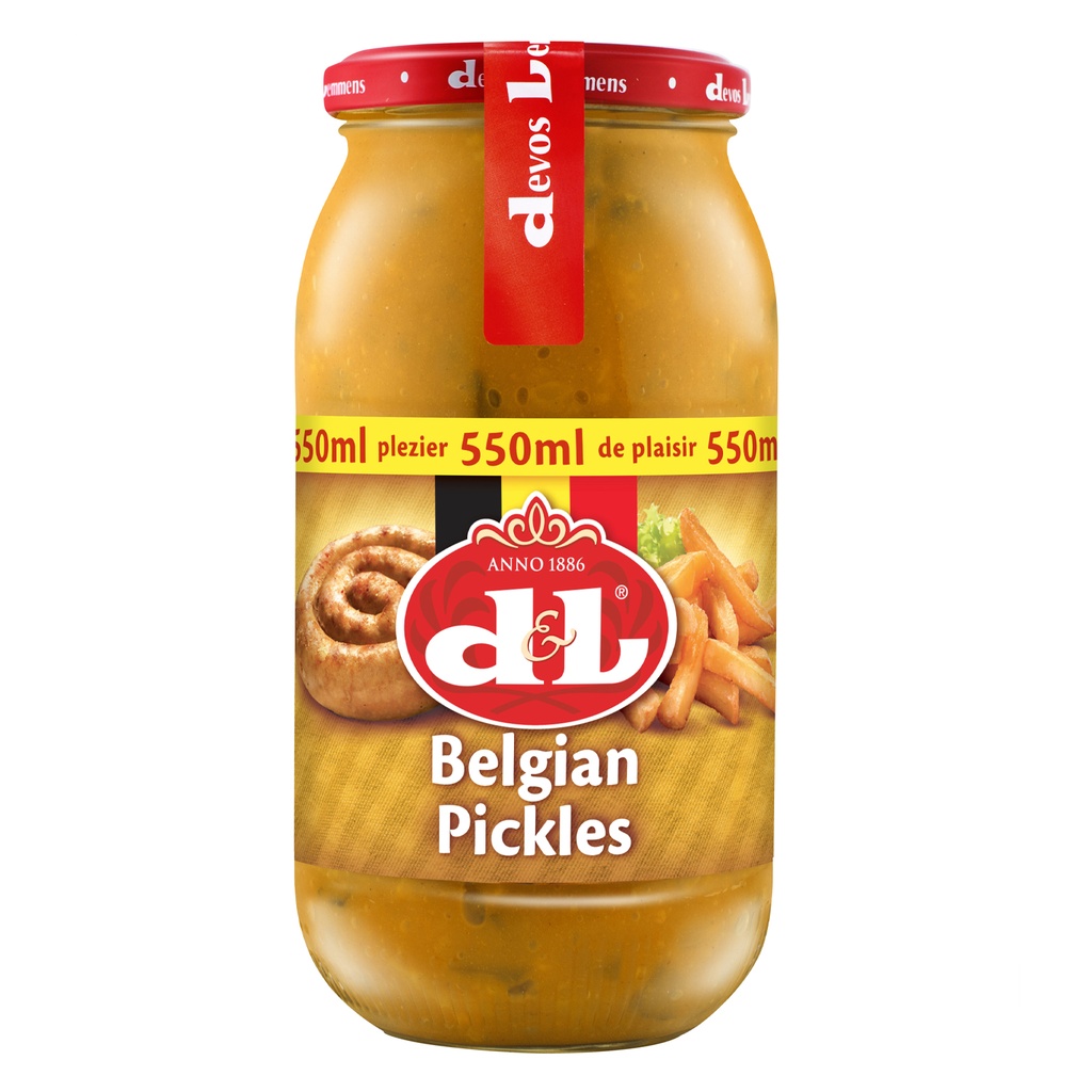 Pickels Belgian Devos Lemmens Pot 550 ml