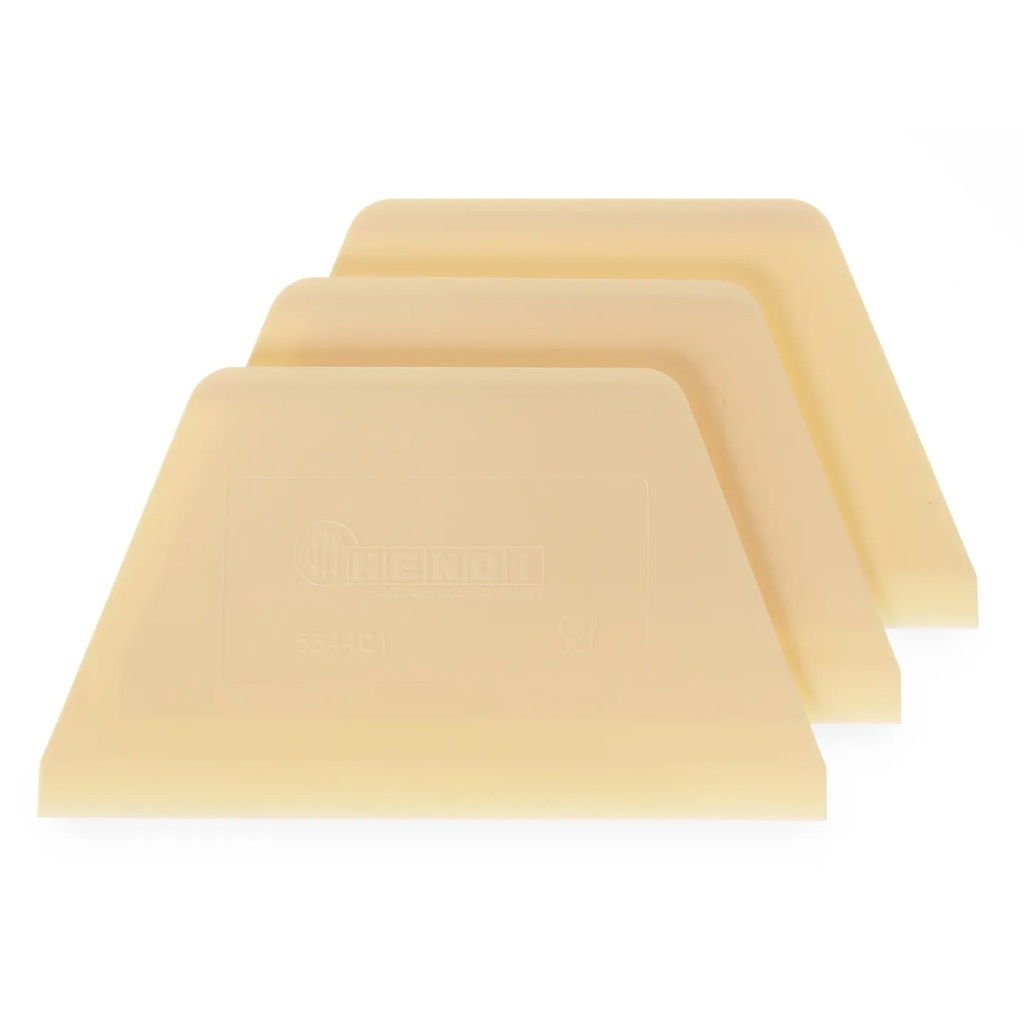Deegschraper trapezium PP 216x128mm 3 st