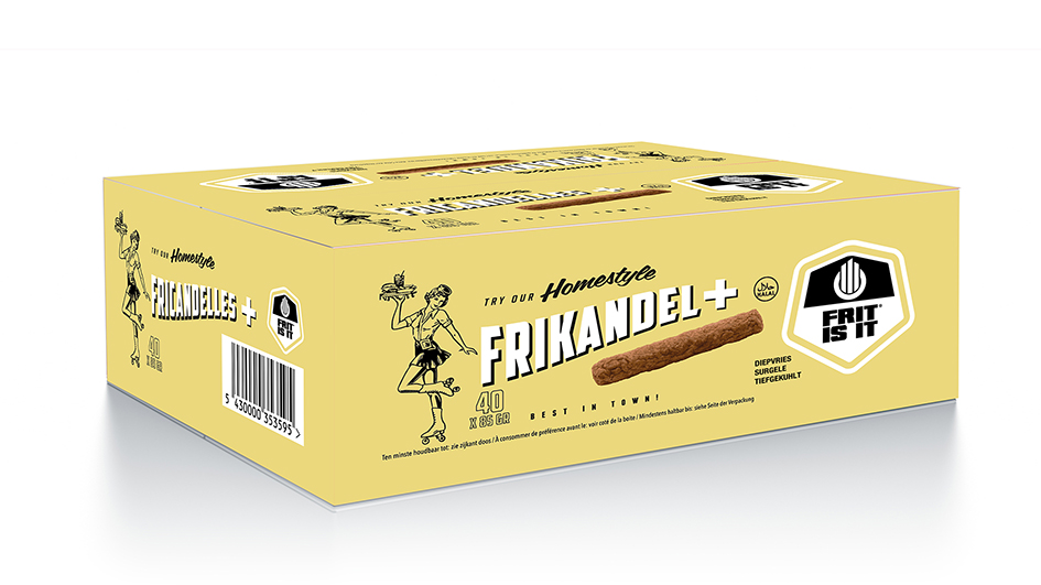 Frikandel +  Frit is it 40 x 85 gr