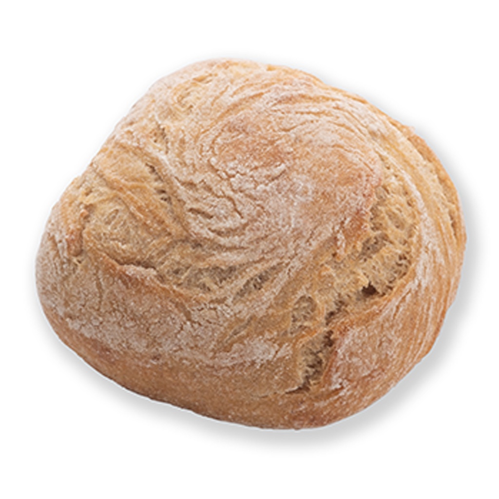 0093 Midi Rustic White Bread Roll Pastridor 80 x 50 gr