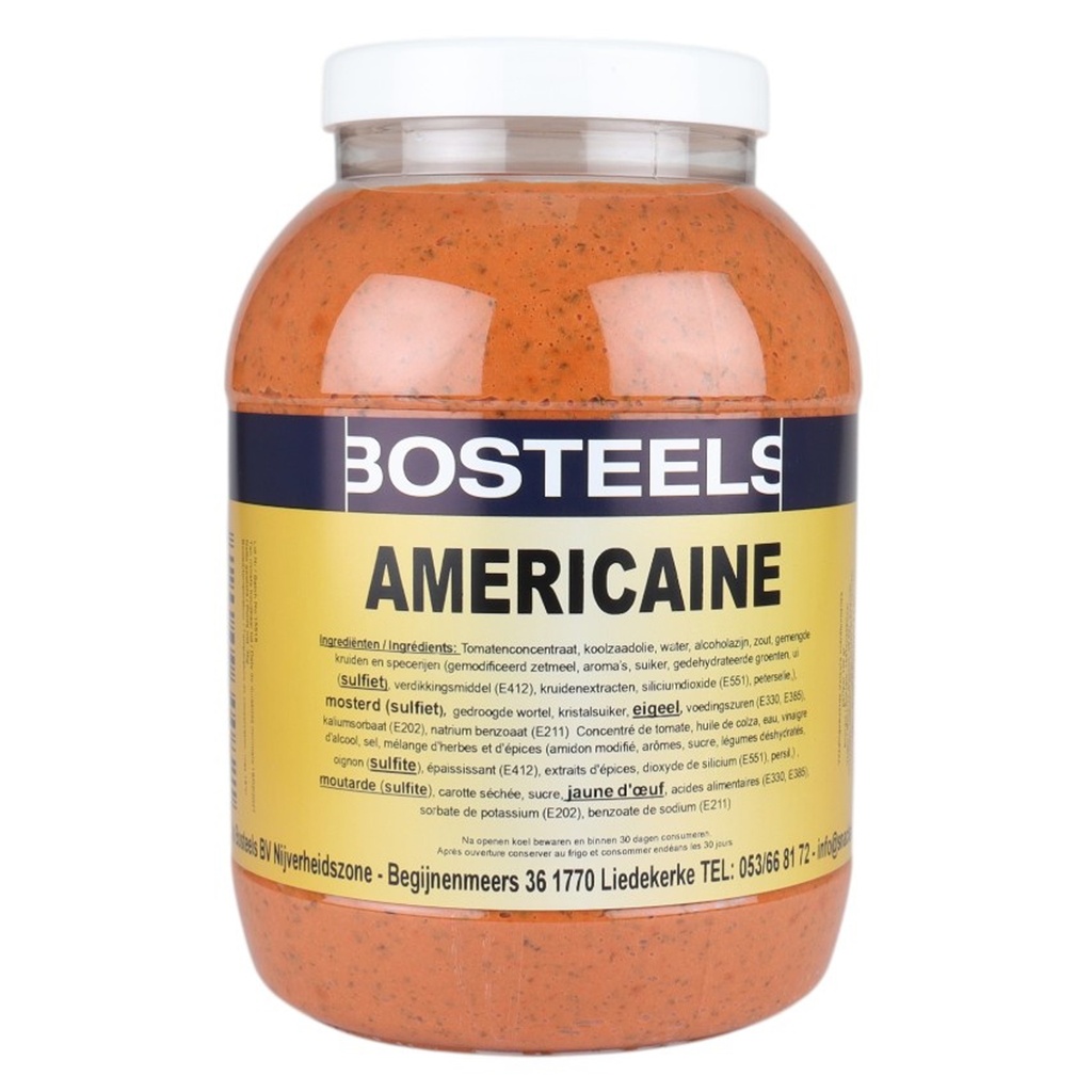 Sauce Américain Foncée Bosteels PET 3L