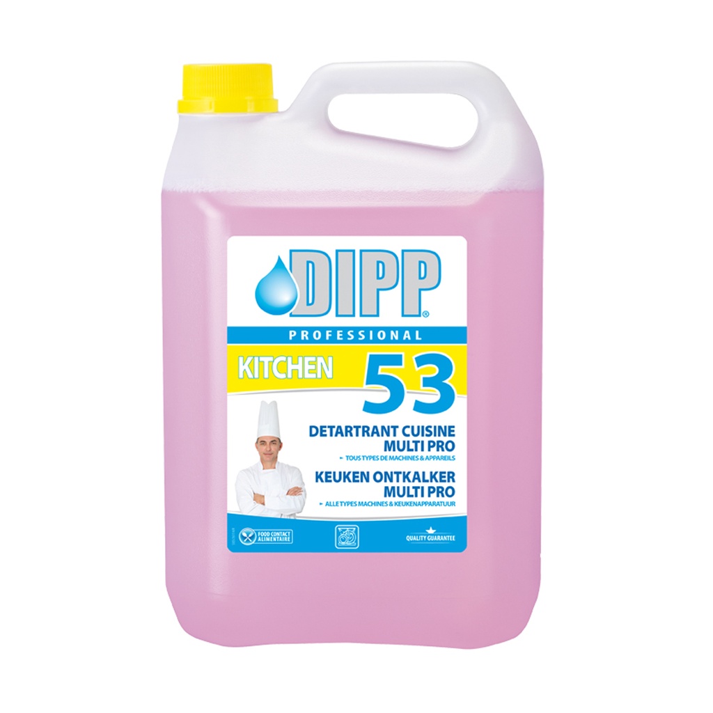 Ontkalker Keukenoppervlakken  Dipp (53) Can 5  l