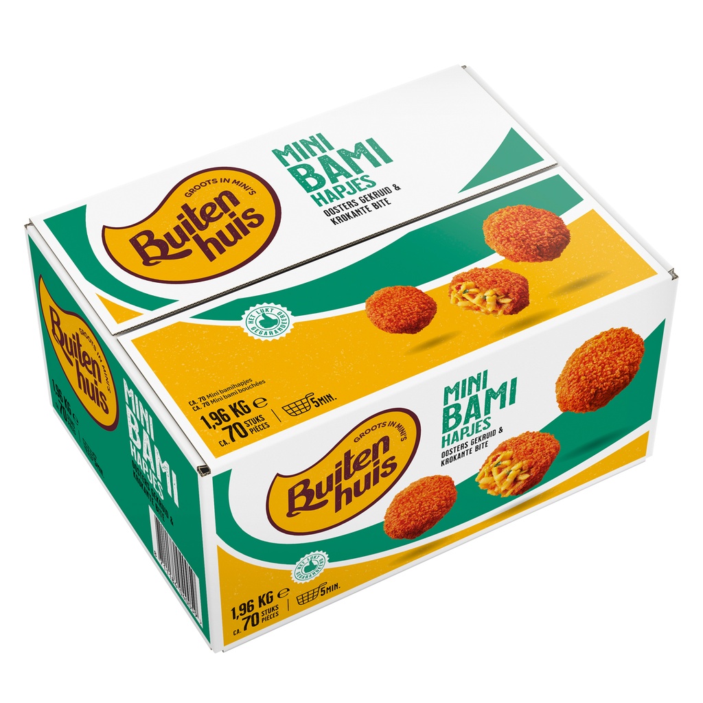 Bamiballetjes Buitenhuis 70 x 28 gr