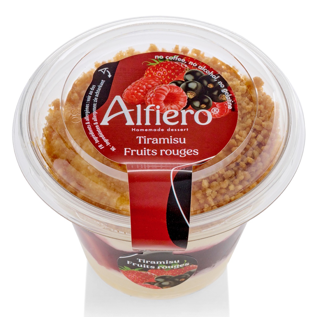 Tiramisu Red Fruits Alfiero 12 x 100 gr