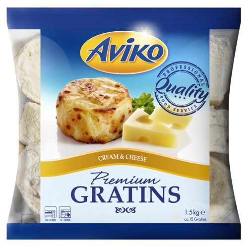 Mini Gratin Taartje Groene Asperge/Parmesan Aviko 1 kg